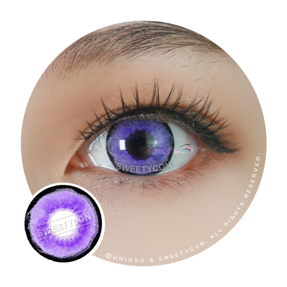 Sweety Aquaman Violet (1 lens/pack)-Colored Contacts-SweetyCon