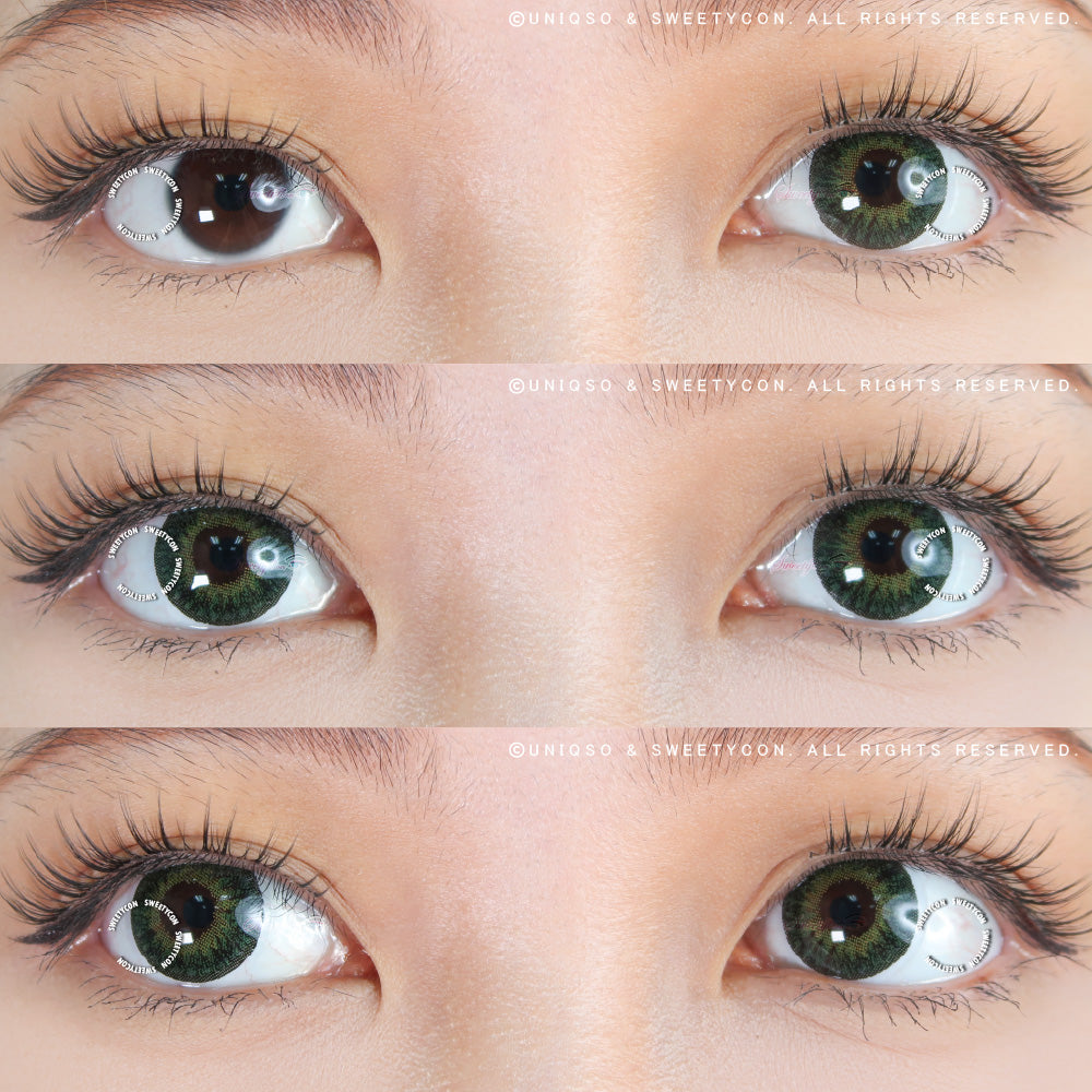 Sweety Aurelia Green (1 lens/pack)-Colored Contacts-SweetyCon
