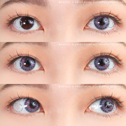 Sweety Aurora Pink (1 lens/pack)-Colored Contacts-SweetyCon