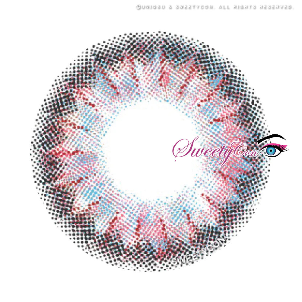 Sweety Aurora Pink (1 lens/pack)-Colored Contacts-SweetyCon