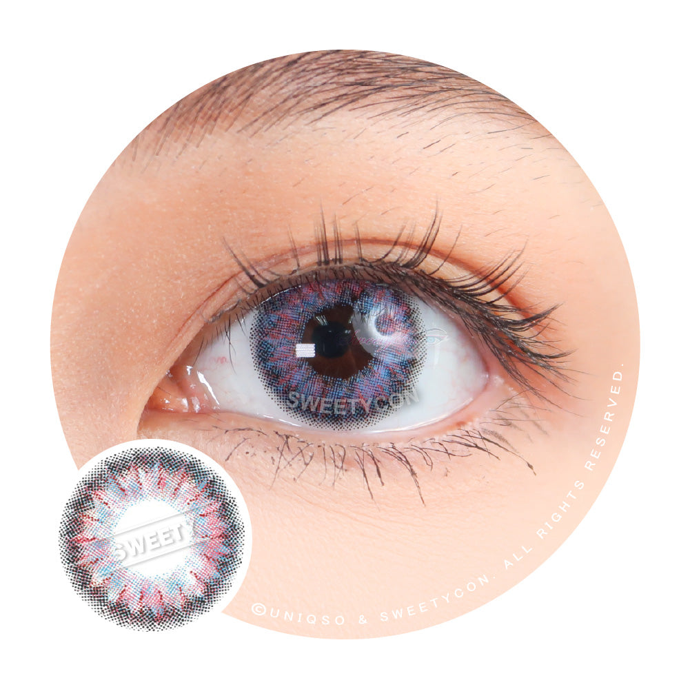 Sweety Aurora Pink (1 lens/pack)-Colored Contacts-SweetyCon