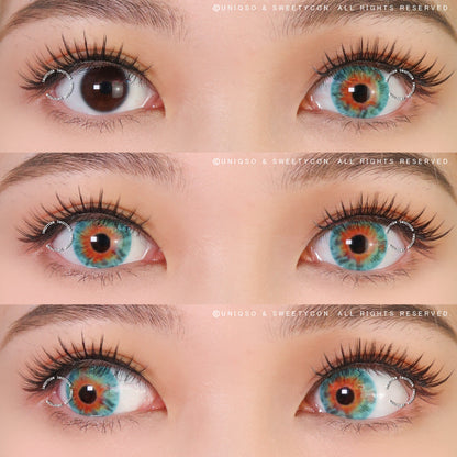 Sweety Barbie Eye Blue (1 lens/pack)-Colored Contacts-SweetyCon