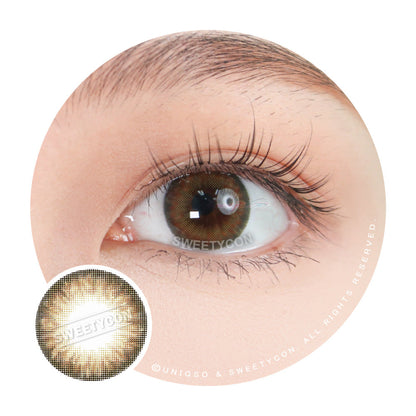 Sweety Bella Brown (1 lens/pack)-Colored Contacts-SweetyCon