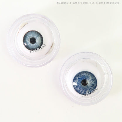 Sweety Blossom Blue Margarita (1 lens/pack)-Colored Contacts-SweetyCon