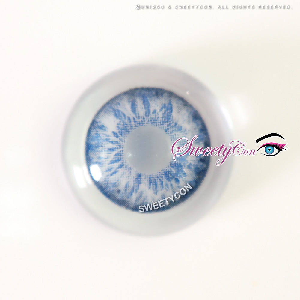 Sweety Blossom Blue Margarita (1 lens/pack)-Colored Contacts-SweetyCon