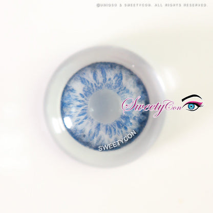 Sweety Blossom Blue Margarita (1 lens/pack)-Colored Contacts-SweetyCon