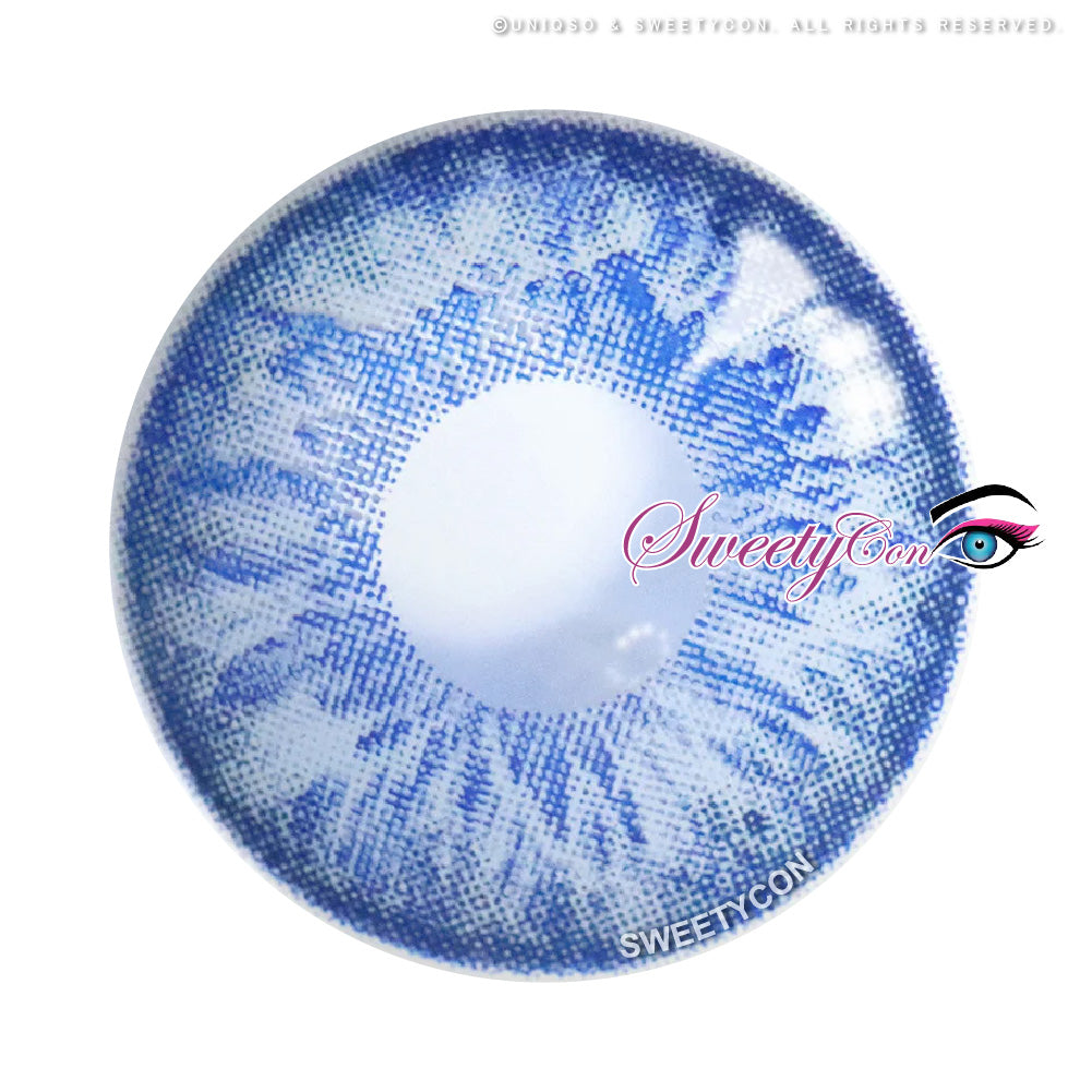 Sweety Blossom Blue Margarita (1 lens/pack)-Colored Contacts-SweetyCon