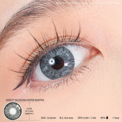 Sweety Blossom Vesper Martini (1 lens/pack)-Colored Contacts-SweetyCon