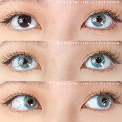 Sweety Broadway Blue (1 lens/pack)-Colored Contacts-SweetyCon