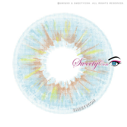 Sweety Broadway Blue (1 lens/pack)-Colored Contacts-SweetyCon
