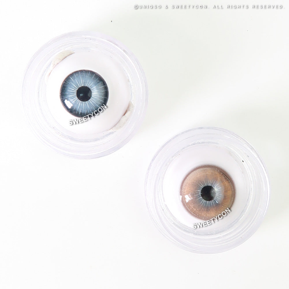 Sweety Butterfly Brown (1 lens/pack)-Colored Contacts-SweetyCon