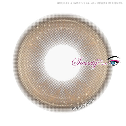 Sweety Butterfly Brown (1 lens/pack)-Colored Contacts-SweetyCon