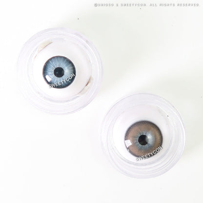 Sweety Butterfly Grey (1 lens/pack)-Colored Contacts-SweetyCon