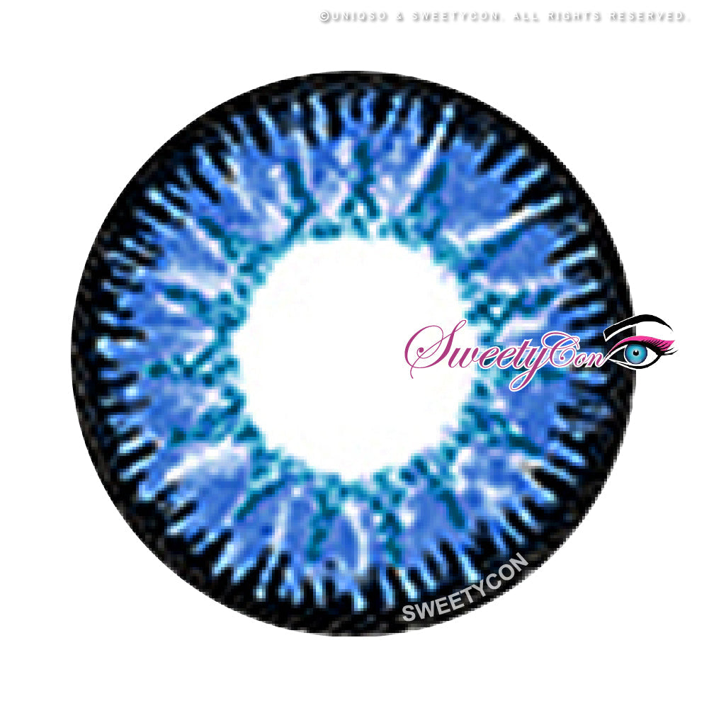 Sweety Candy Blue (New) (1 lens/pack)-Colored Contacts-SweetyCon
