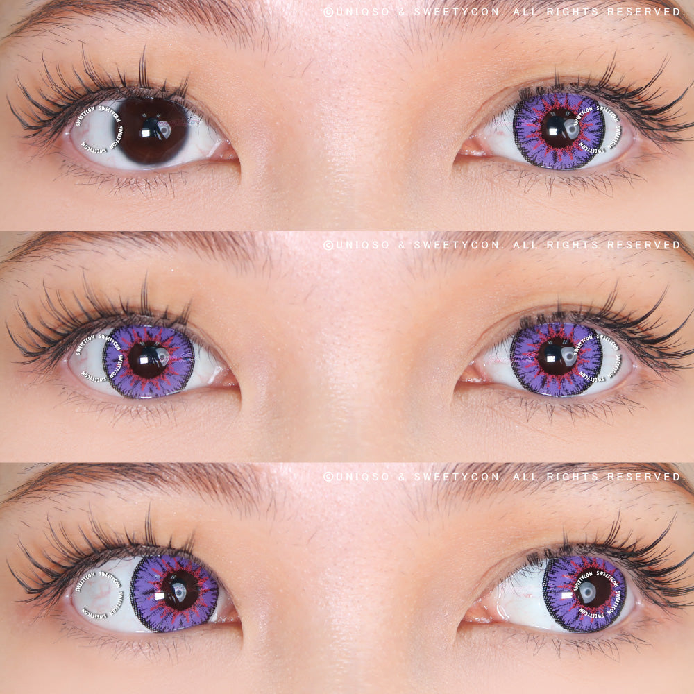 Sweety Candy Violet (1 lens/pack)-Colored Contacts-SweetyCon