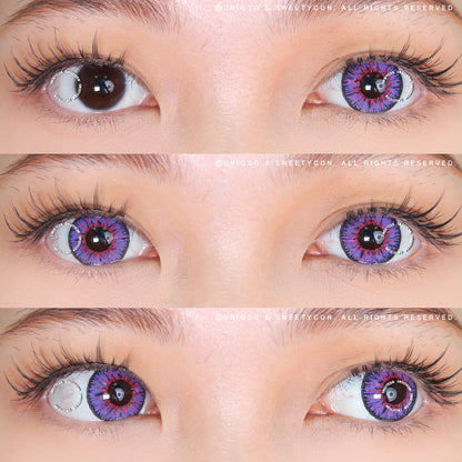 Sweety Candy Violet (1 lens/pack)-Colored Contacts-SweetyCon