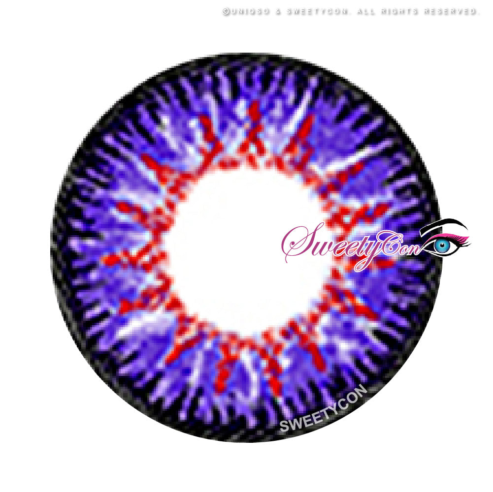 Sweety Candy Violet (1 lens/pack)-Colored Contacts-SweetyCon