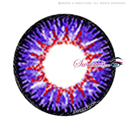 Sweety Candy Violet (1 lens/pack)-Colored Contacts-SweetyCon