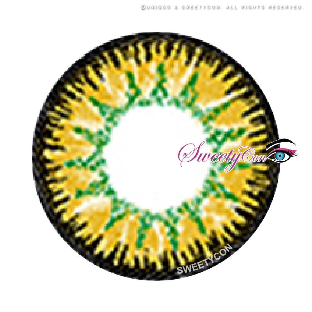 Sweety Candy Yellow (1 lens/pack)-Colored Contacts-SweetyCon