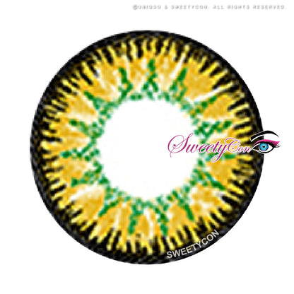 Sweety Candy Yellow (1 lens/pack)-Colored Contacts-SweetyCon