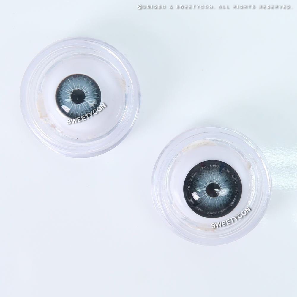 Sweety Circle Black (1 lens/pack)-Colored Contacts-SweetyCon