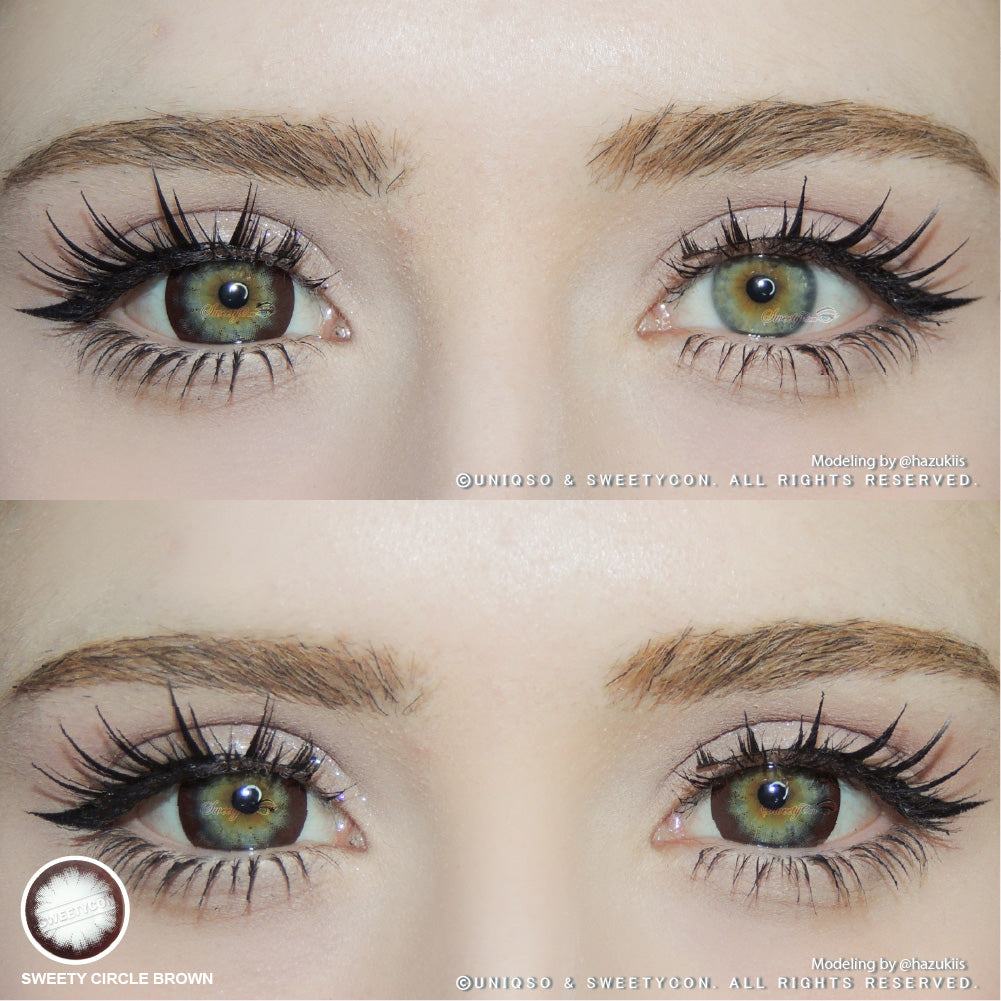 Sweety Circle Brown (1 lens/pack)-Colored Contacts-SweetyCon