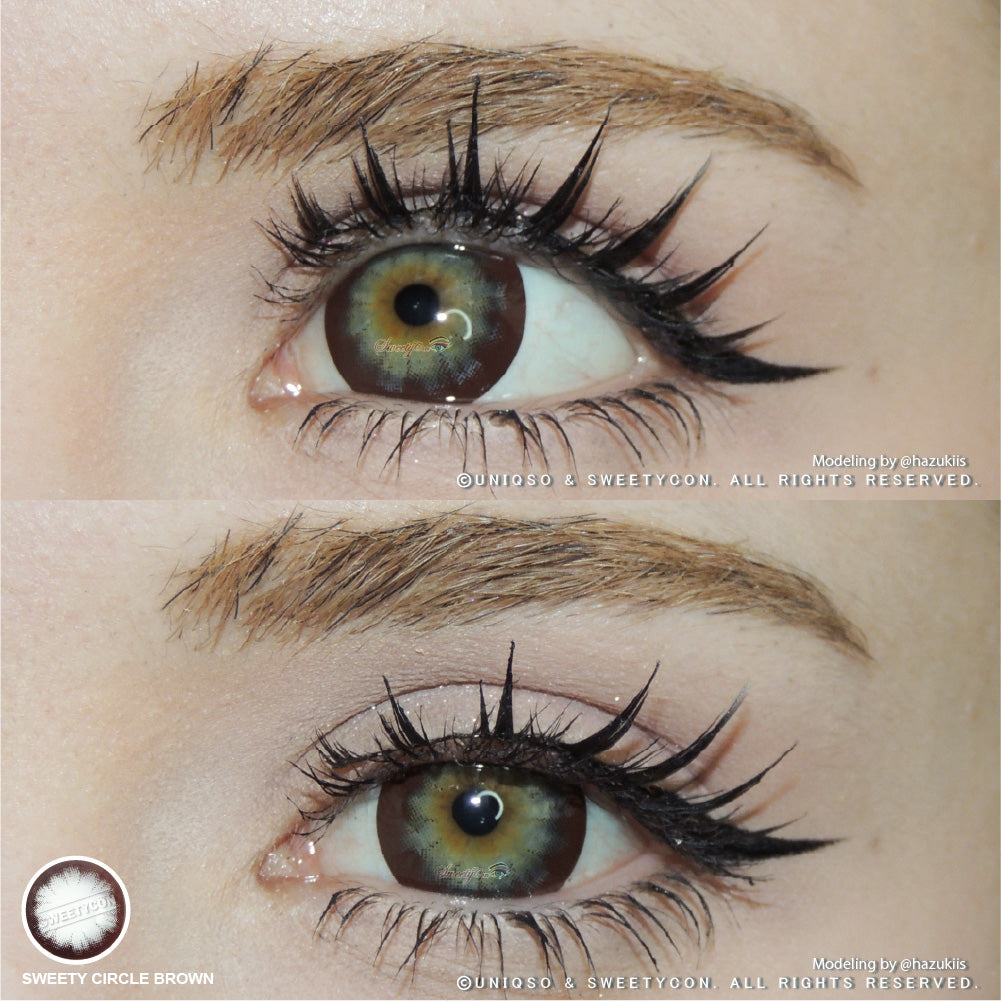 Sweety Circle Brown (1 lens/pack)-Colored Contacts-SweetyCon