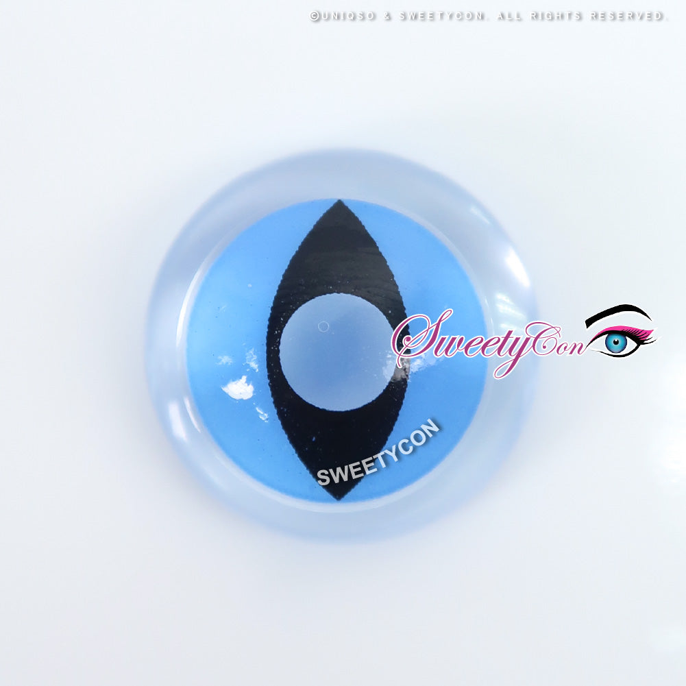 Sweety Crazy Aqua Cat (1 lens/pack)-Crazy Contacts-SweetyCon