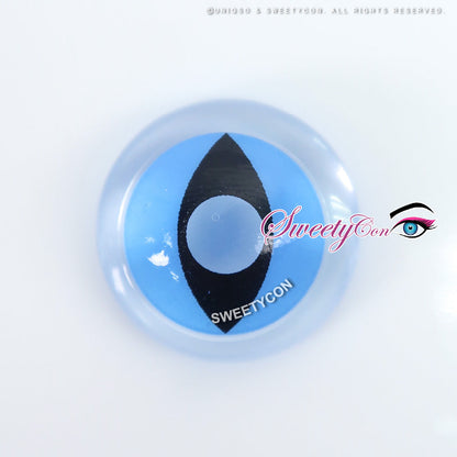 Sweety Crazy Aqua Cat (1 lens/pack)-Crazy Contacts-SweetyCon