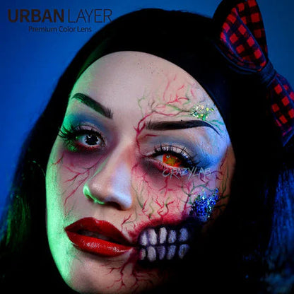 Sweety Crazy Black Zombie (1 lens/pack)-Crazy Contacts-UNIQSO