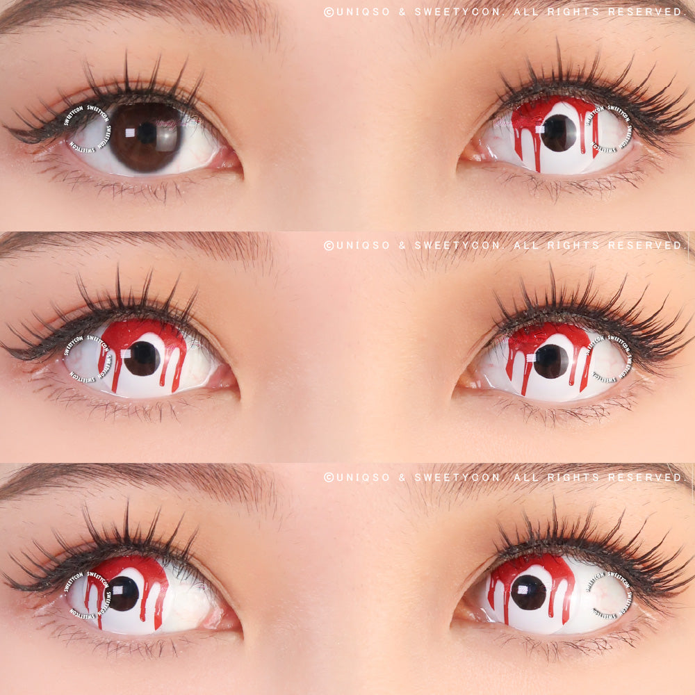 Sweety Crazy Bleeding Eye (1 lens/pack)-Crazy Contacts-SweetyCon