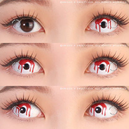 Sweety Crazy Bleeding Eye (1 lens/pack)-Crazy Contacts-SweetyCon