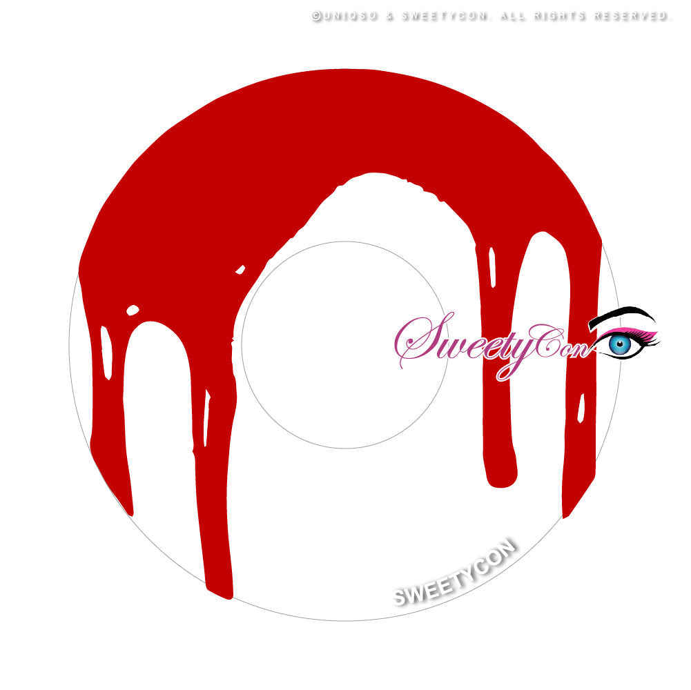 Sweety Crazy Bleeding Eye (1 lens/pack)-Crazy Contacts-SweetyCon