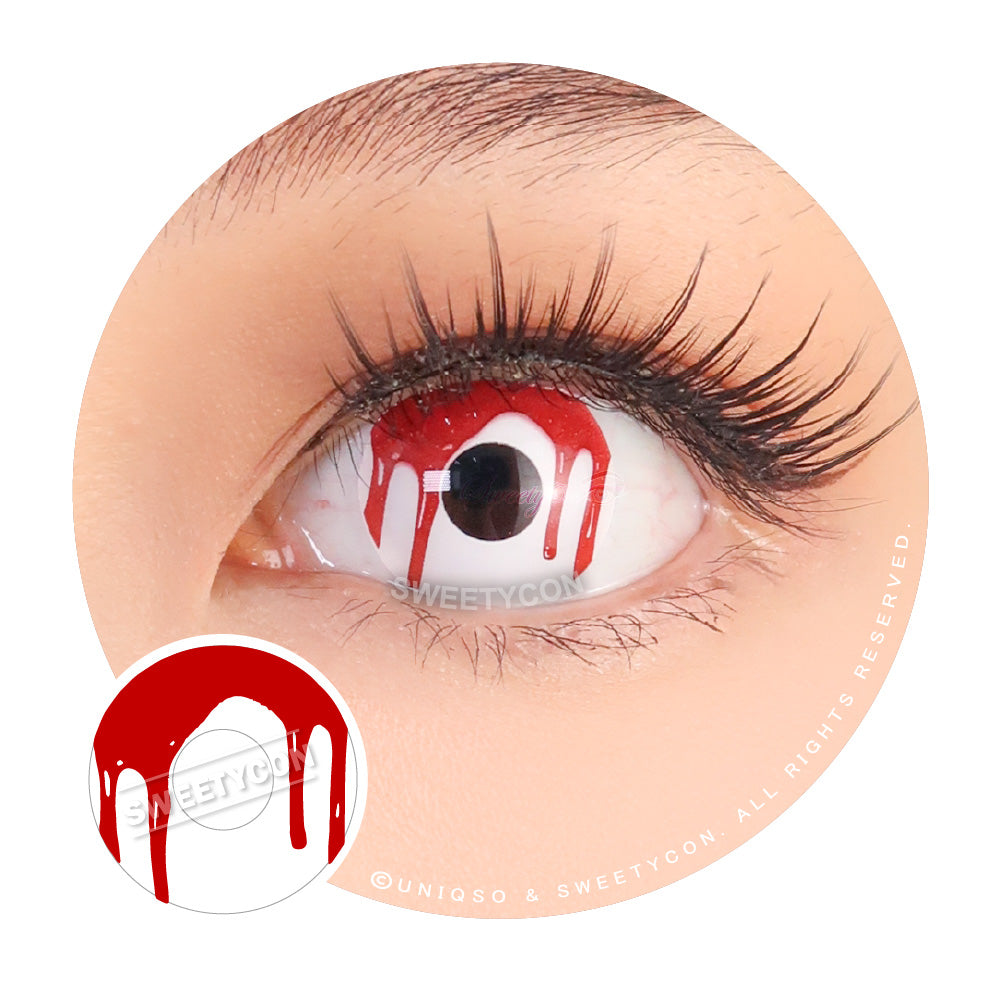 Sweety Crazy Bleeding Eye (1 lens/pack)-Crazy Contacts-SweetyCon