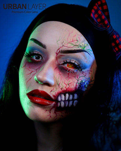 Sweety Crazy Bleeding Zombie (1 lens/pack)-Crazy Contacts-SweetyCon