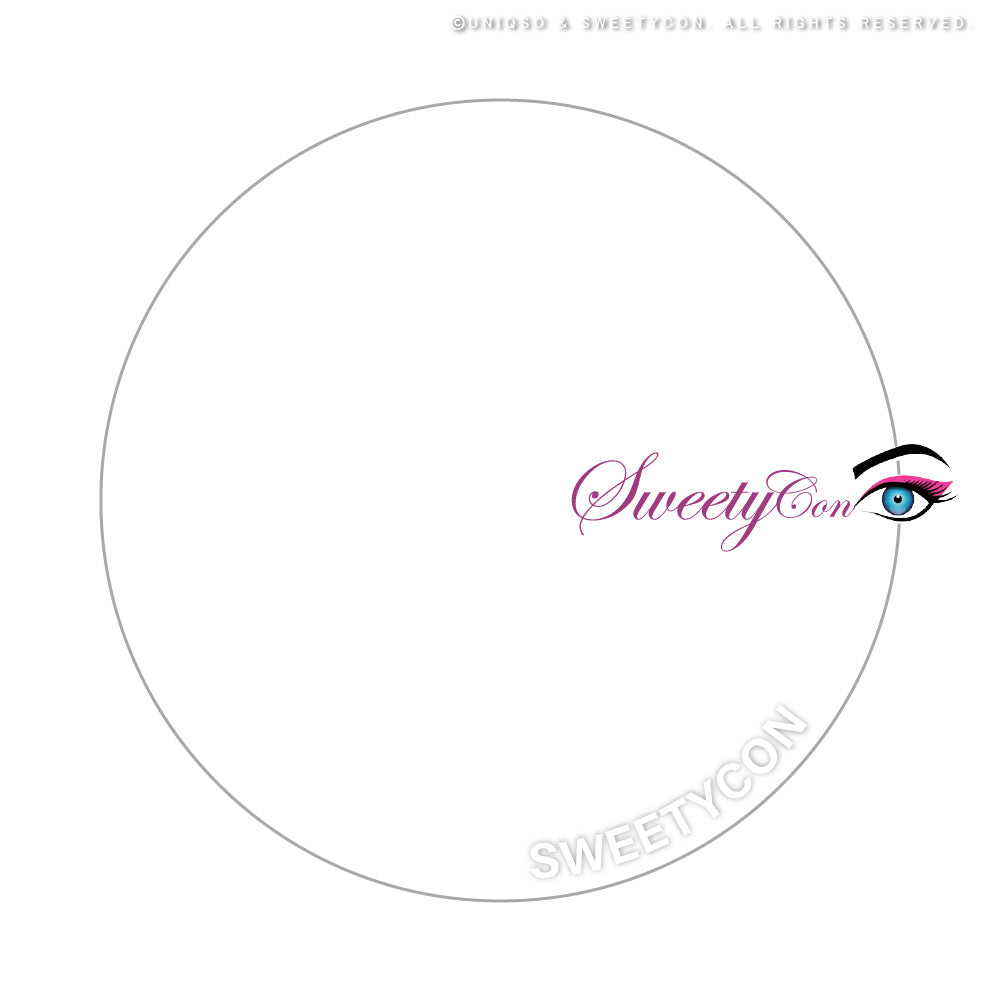 Sweety Crazy Blind White - Version II (1 lens/pack)-Crazy Contacts-SweetyCon