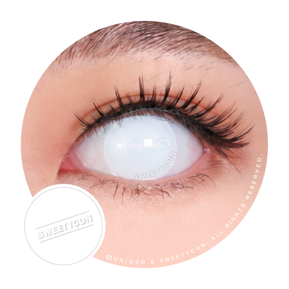 Sweety Crazy Blind White - Version II (1 lens/pack)-Crazy Contacts-SweetyCon