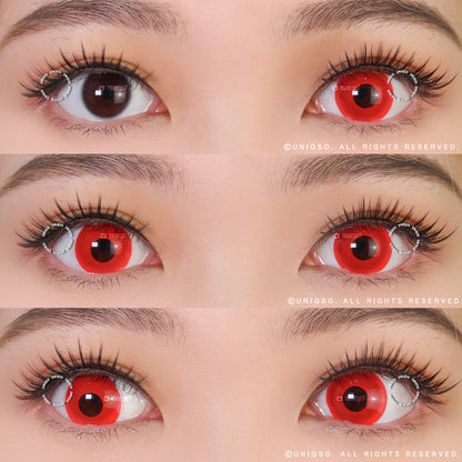 Sweety Crazy Bloody Red - 1 Day Disposable (1 lens/pack)-Crazy Contacts-SweetyCon
