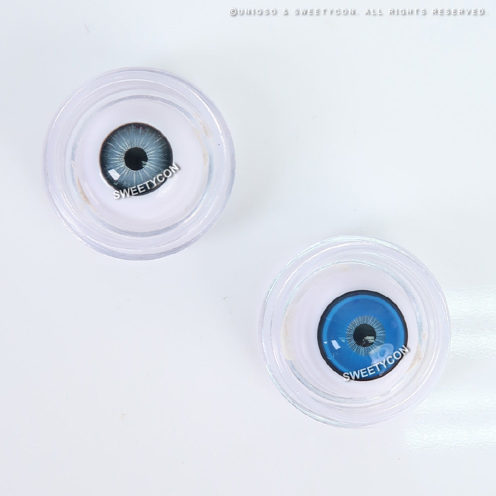 Sweety Crazy Blue Manson/ Blue Zombie (1 lens/pack)-Crazy Contacts-SweetyCon