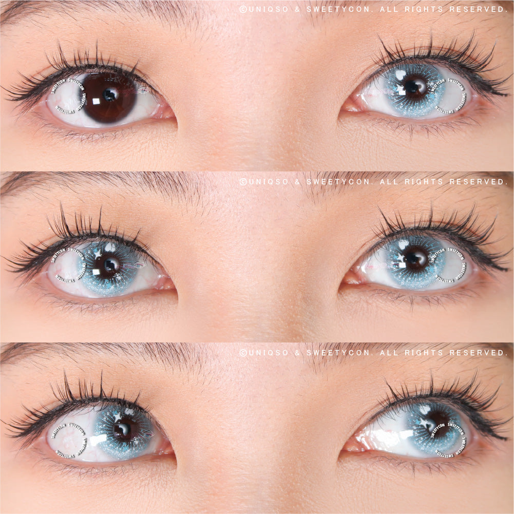 Sweety Crazy Candy Pop Gray (1 lens/pack)-Colored Contacts-SweetyCon