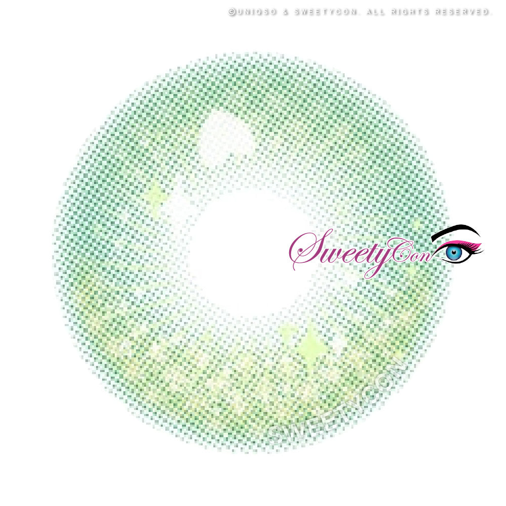 Sweety Crazy Candy Pop Green (1 lens/pack)-Colored Contacts-SweetyCon