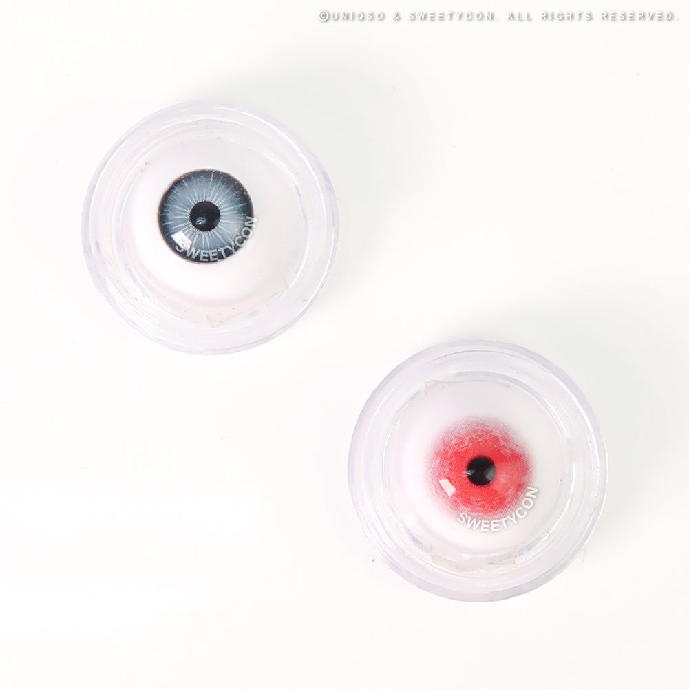 Sweety Crazy Chaos Eye Red (1 lens/pack)-Crazy Contacts-UNIQSO
