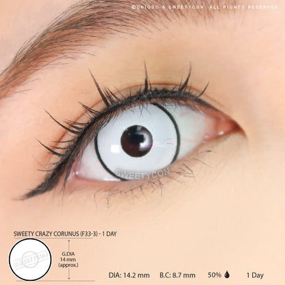 Sweety Crazy Corunus - 1 Day Disposable (1 lens/pack)-Crazy Contacts-SweetyCon