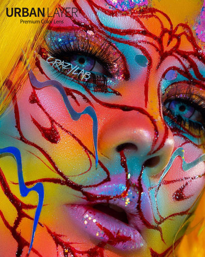 Sweety Crazy Cosmos (1 lens/pack)-Colored Contacts-SweetyCon