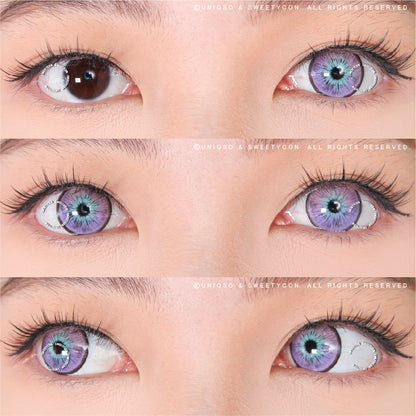 Sweety Crazy Cosmos (1 lens/pack)-Colored Contacts-SweetyCon