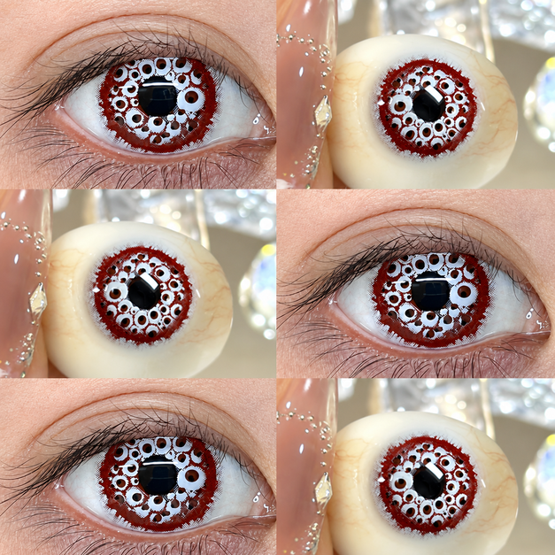Sweety Crazy Cursed Eyes (1 lens/pack)-Crazy Contacts-UNIQSO