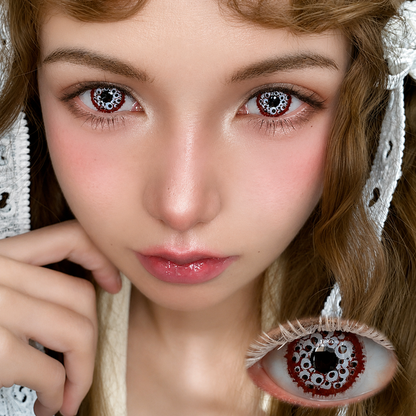 Sweety Crazy Cursed Eyes (1 lens/pack)-Crazy Contacts-UNIQSO