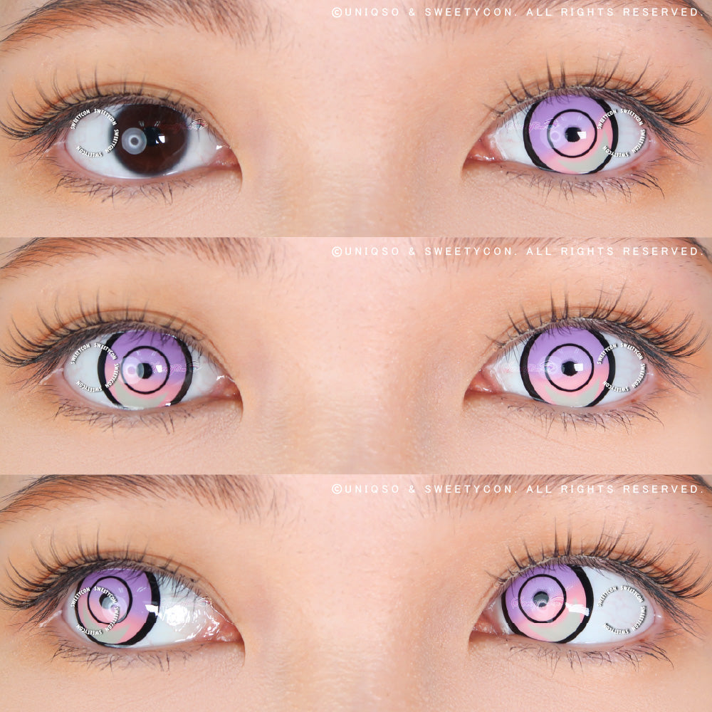Sweety Crazy Cyber Violet (1 lens/pack)-Colored Contacts-SweetyCon