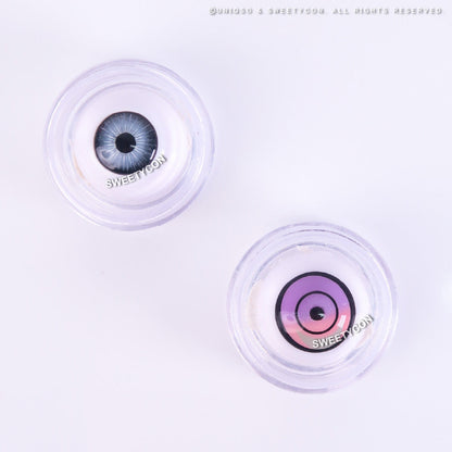 Sweety Crazy Cyber Violet (1 lens/pack)-Colored Contacts-SweetyCon