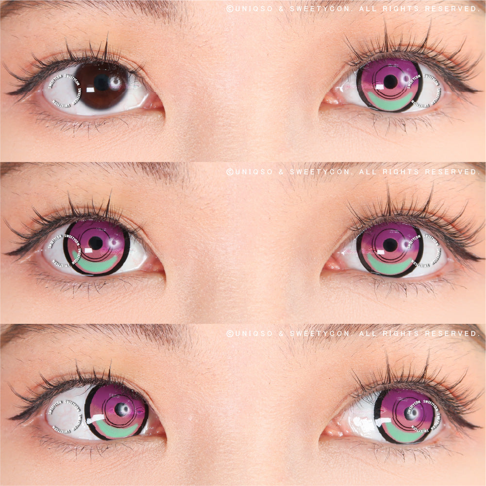 Sweety Crazy Cyber Violet V2 (1 lens/pack)-Colored Contacts-SweetyCon